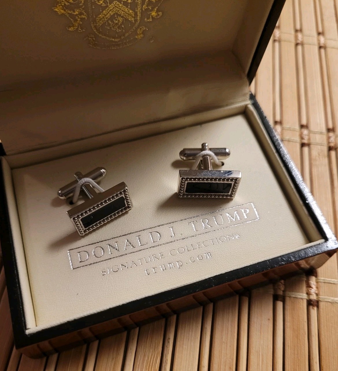 Donald J. Trump Signature Collection Silver-Tone Cufflinks