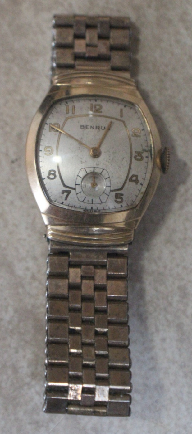 Wonderful BENRUS 17 Jewels Mechanical Men’s Watch BB4