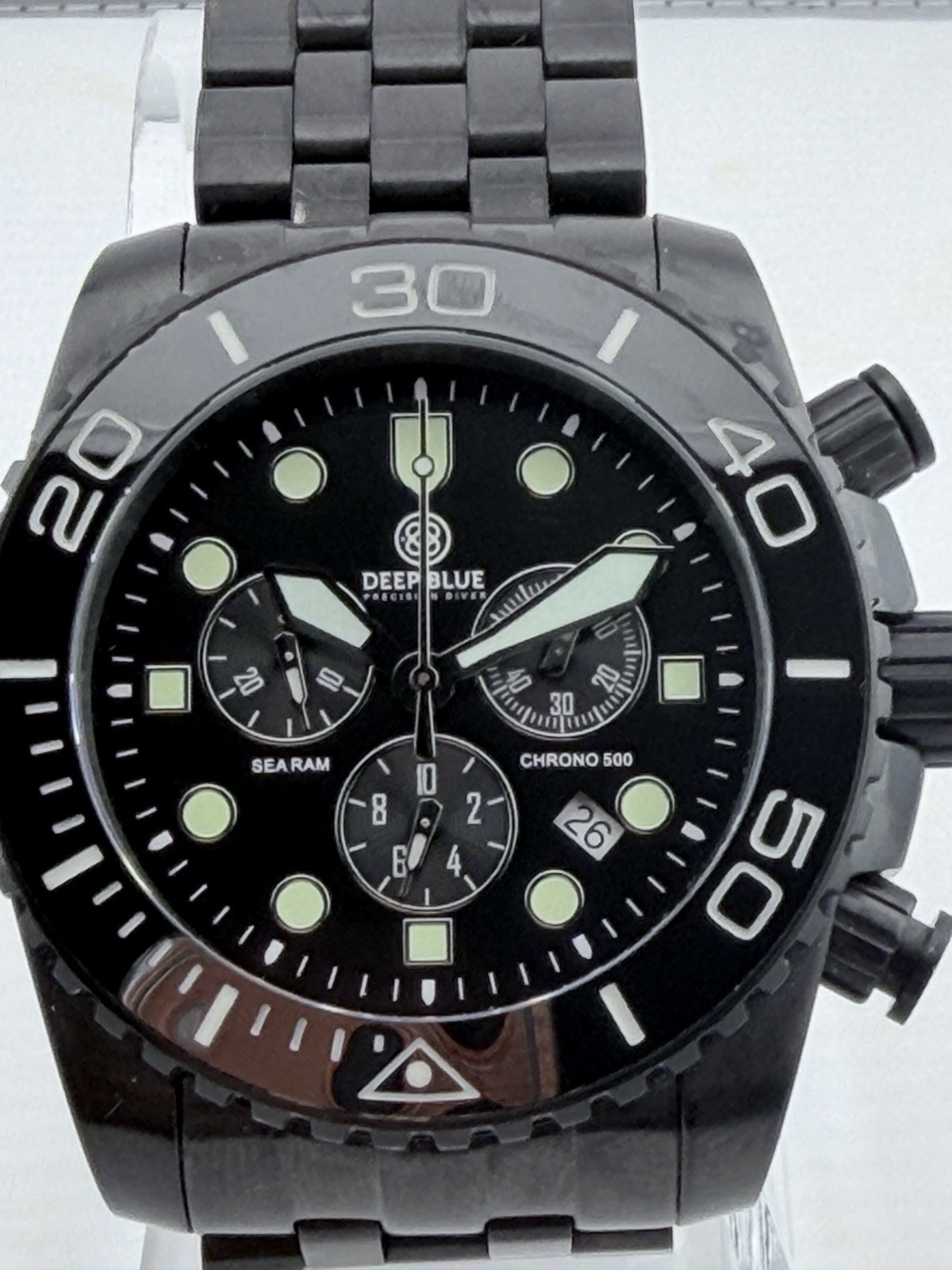 Deep Blue Sea Ram 500 Chronograph Black PVD Quartz LE 0032/5000 Sapphire 45mm