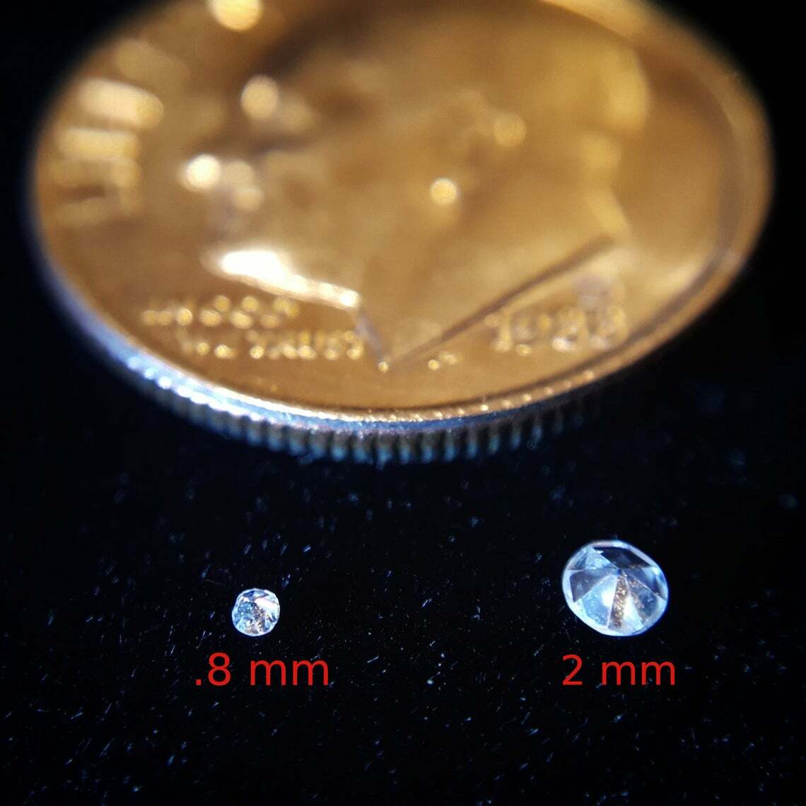 Natural Small Round Diamond, Color H-J, Clarity SI1 – I2, Sizes .8 – 4 mm, Melee