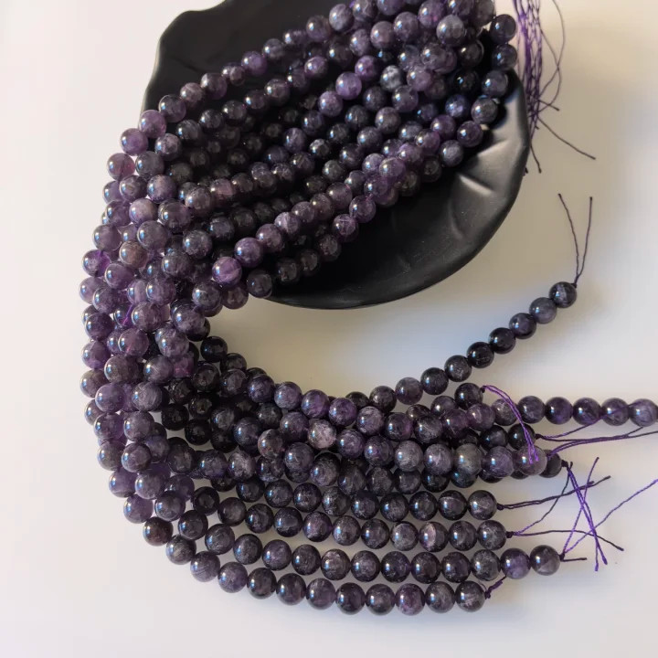 10 Strand Natural Amethyst Stone Round Spacer Loose Beads 10mm Jewelry SWC0