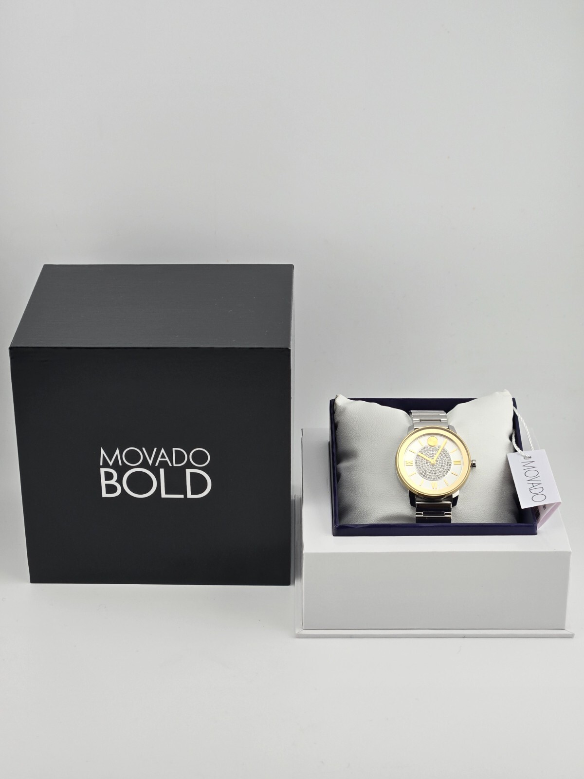 Movado Women’s Bold Diamond Dial Stainless Steel Watch – 3600660 ($650 MSRP)
