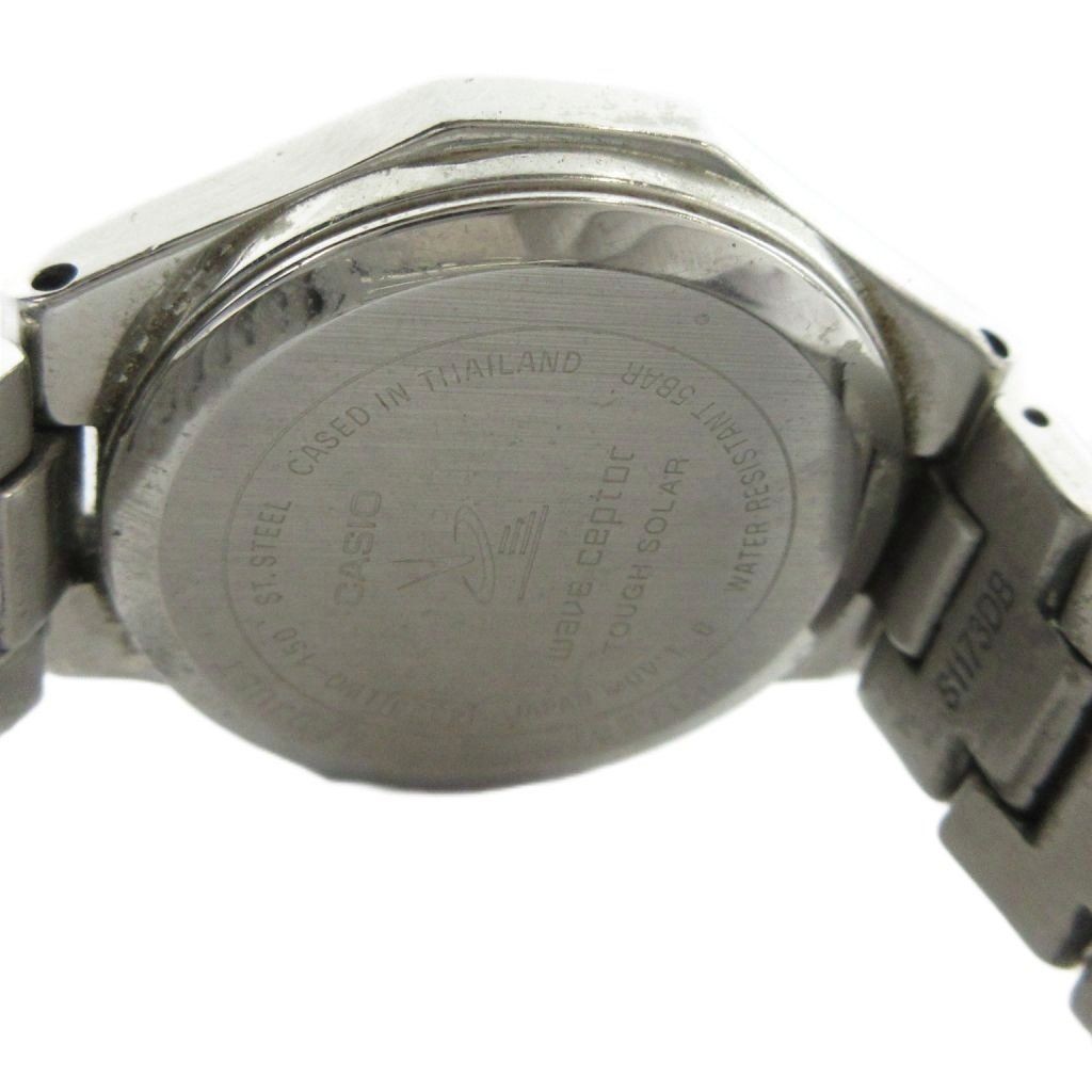 CASIO LWQ 150 Wristwatch Solar Watch White Dial Silver Color GY11 MQ from Japan