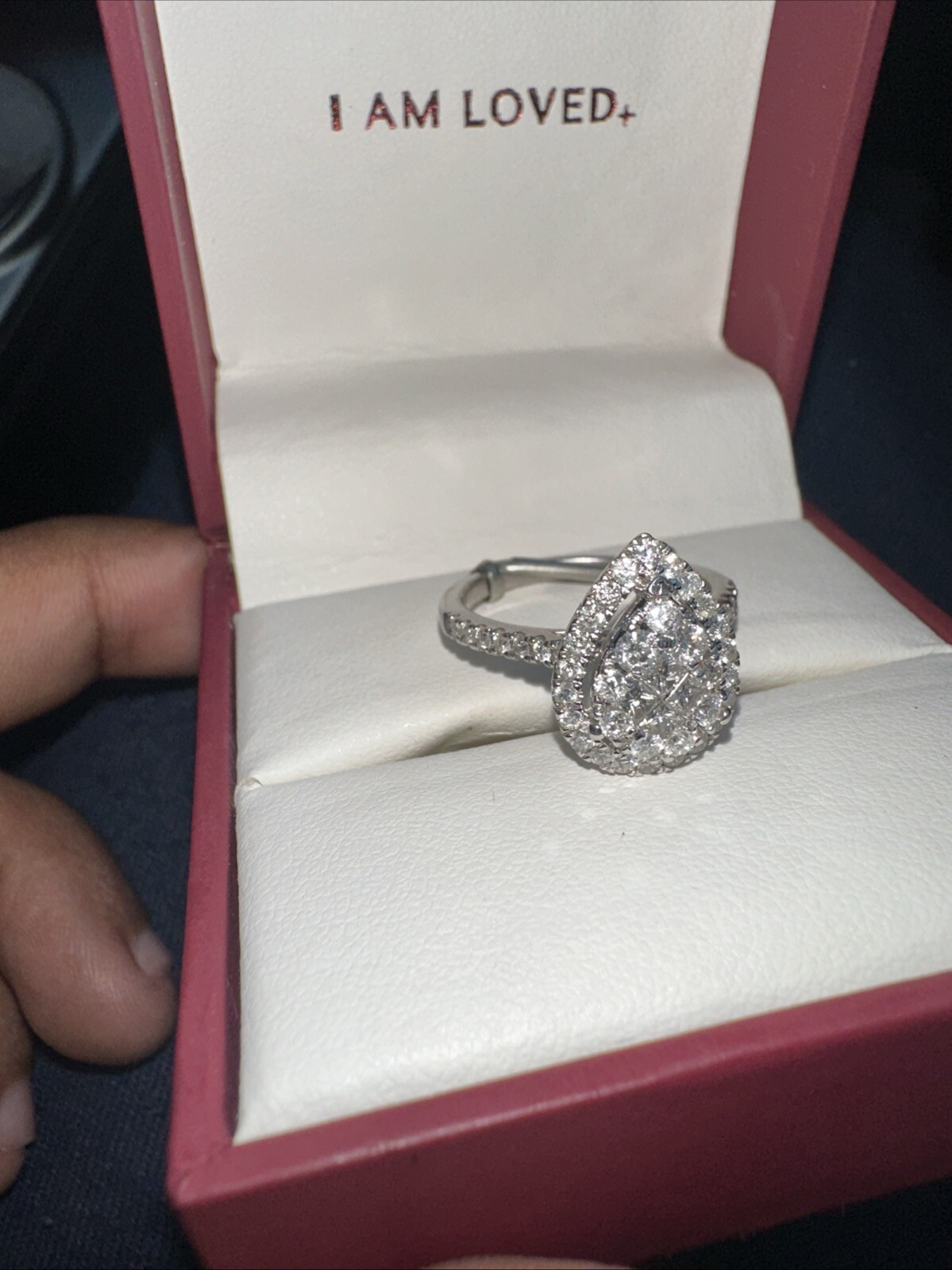 Diamond Engagement Ring in 1OK White Gold
