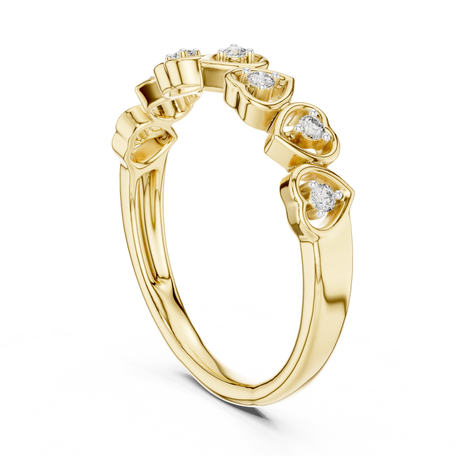 Natural Certified Round Diamond Lovely Twisted Engagement Ring 14k Gold over