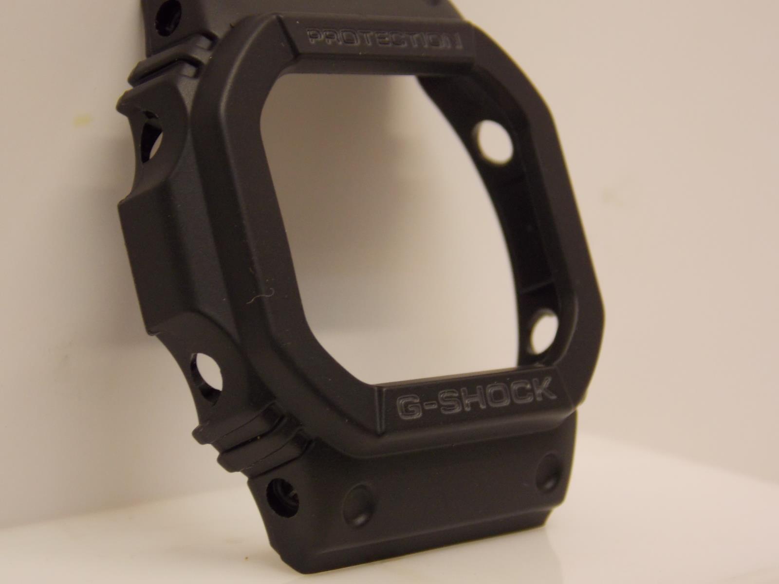 Casio Watch Parts Bezel/Shell GW-M5600, GW-M5610 All Black Gray Lettering.