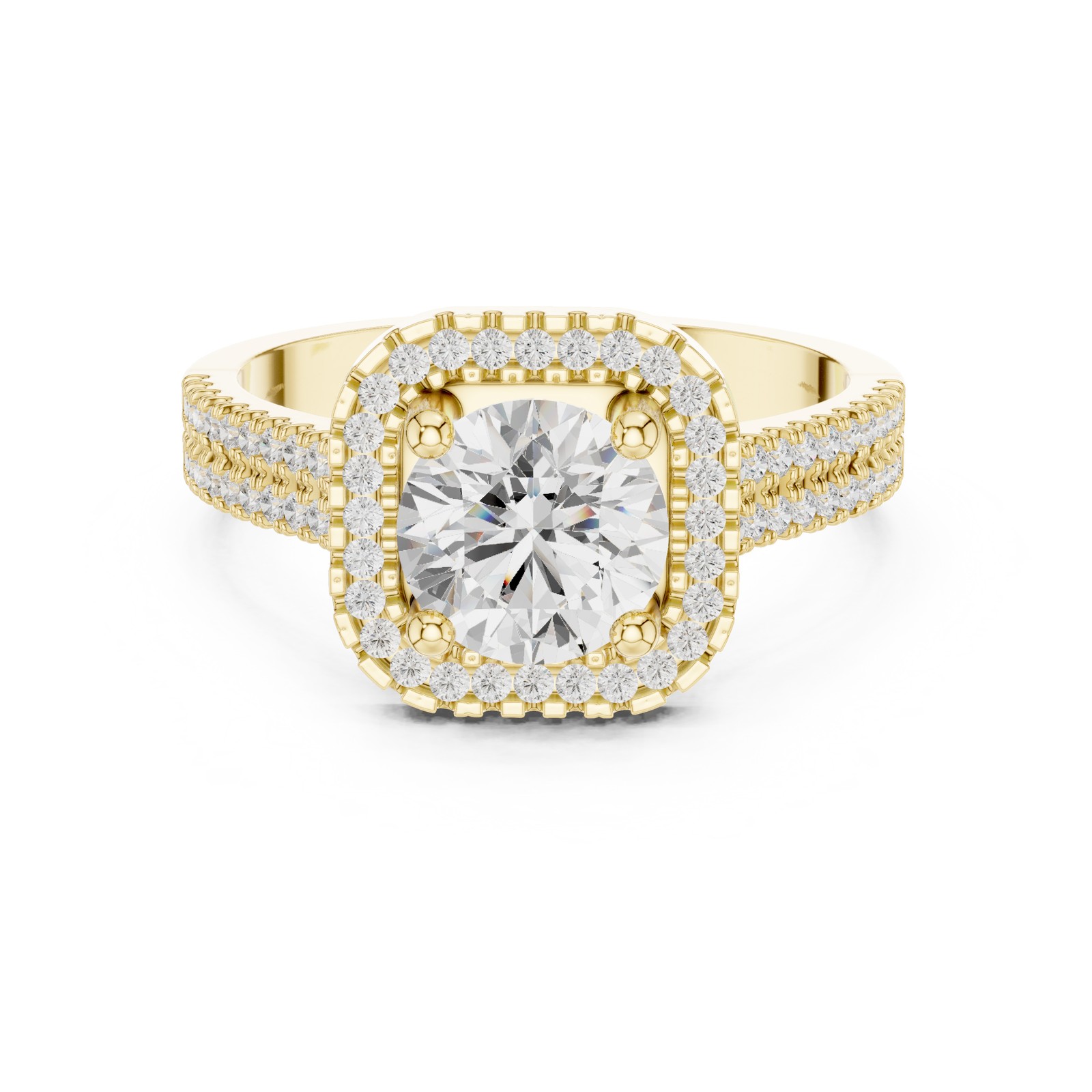 Certified 1.2Ct VVS1 Natural Diamond Ring Romantic Wedding Jewellery 925 Silver