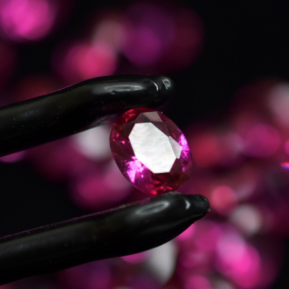 Certified 12.00 Ct 7×5 mm Natural Pink Sapphire Perfect Oval Cut Lot Loose Gems