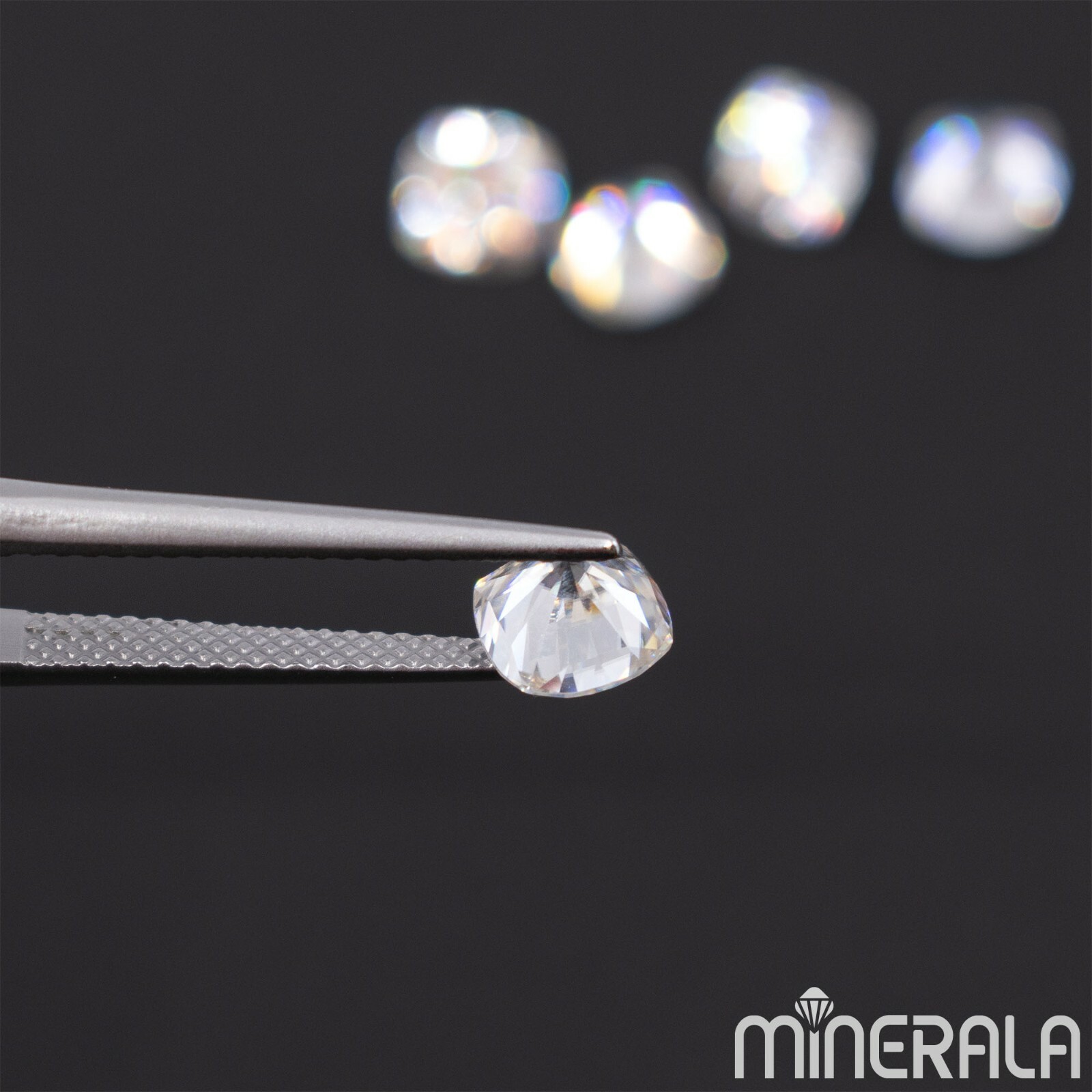 MOISSANITE GEMSTONE CUSHION FACETED 6mm LAB DIAMOND CUT D-E VVS CLARITY WP0273F