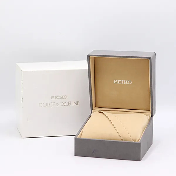 Excellent condition Seiko empty box, gray color, for men’s/women’s watc