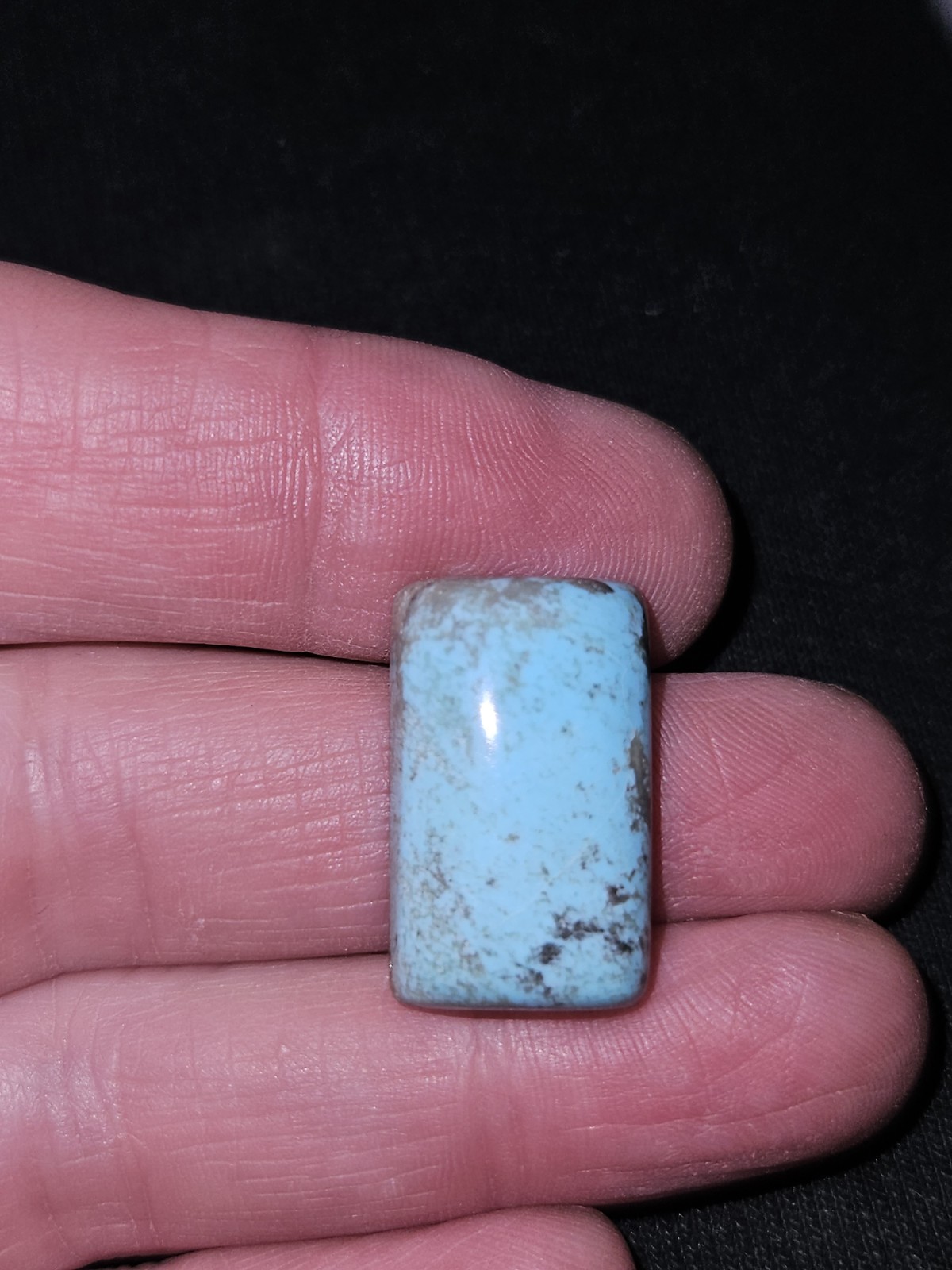 Sweet Cerrellos Turquoise Rectangles – Backed – 7 Pieces – 94.60 carats total