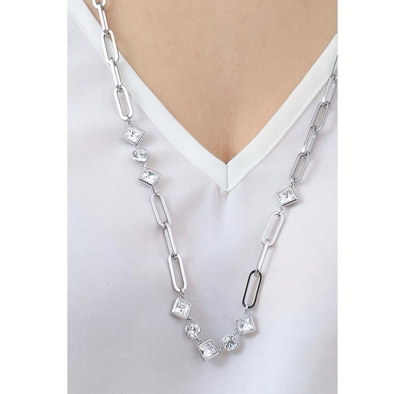 Great For Gifting! Emphasis Collection Women’s Chain Necklace, Model BEH03