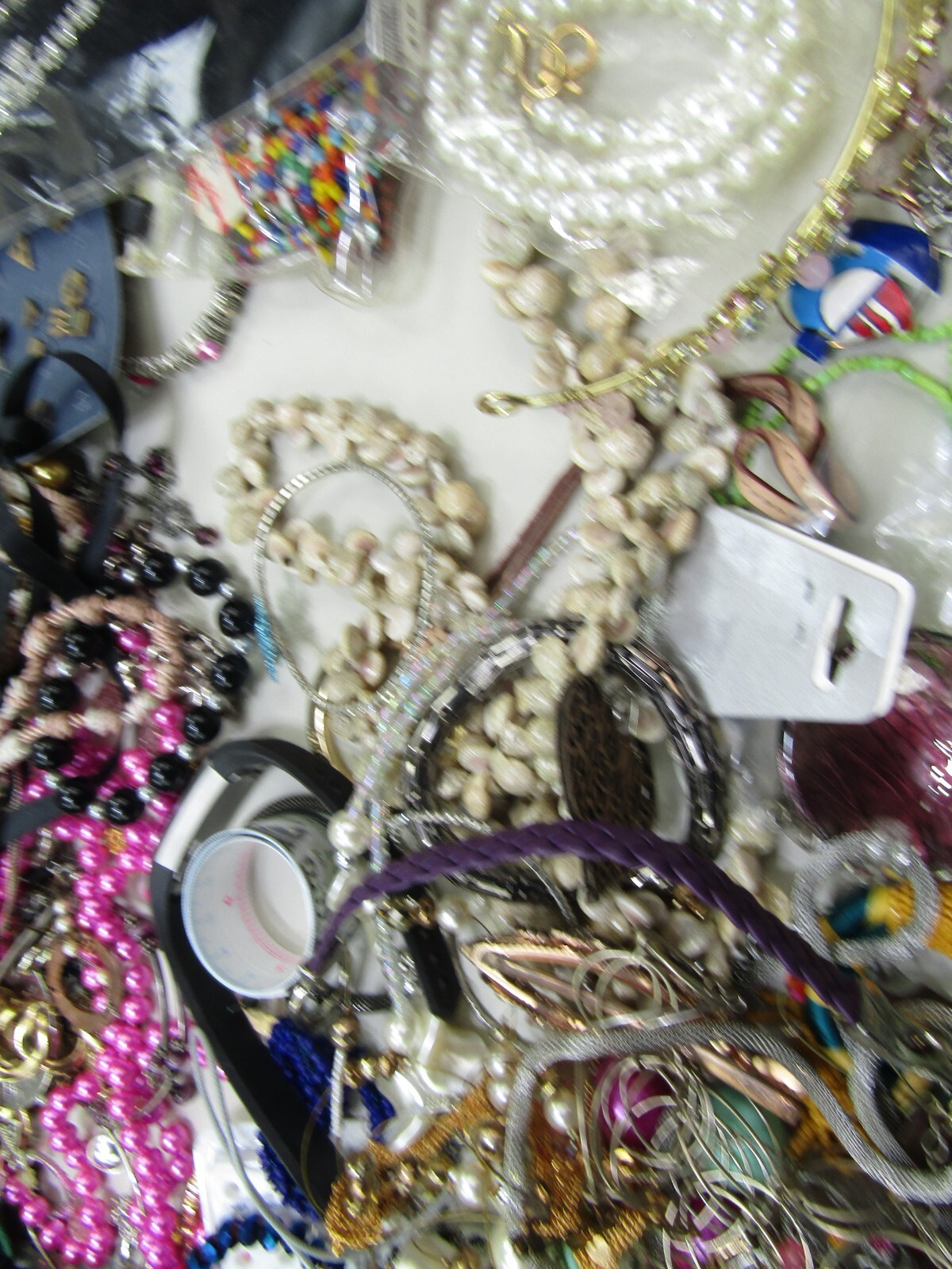Jewelry Necklaces Earrings Studs Hoops Dangle Rings Bracelets Pins Mixed Lot