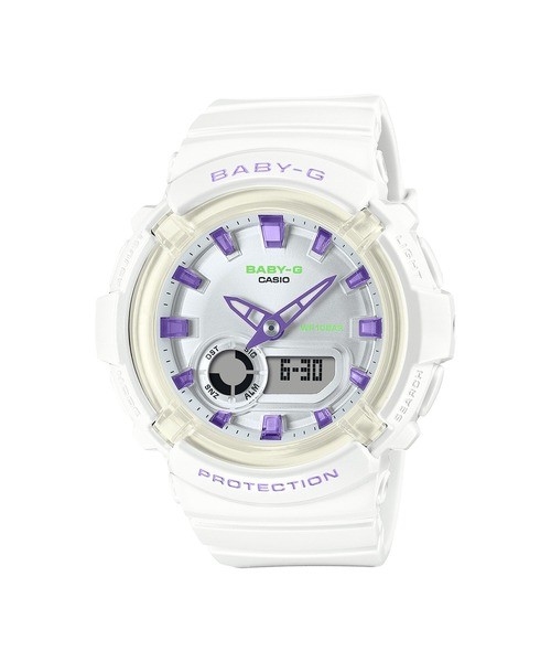 Casio Baby-G BGA-280DN-7AJF White Resin Analog Digital Shock Resist Active Watch