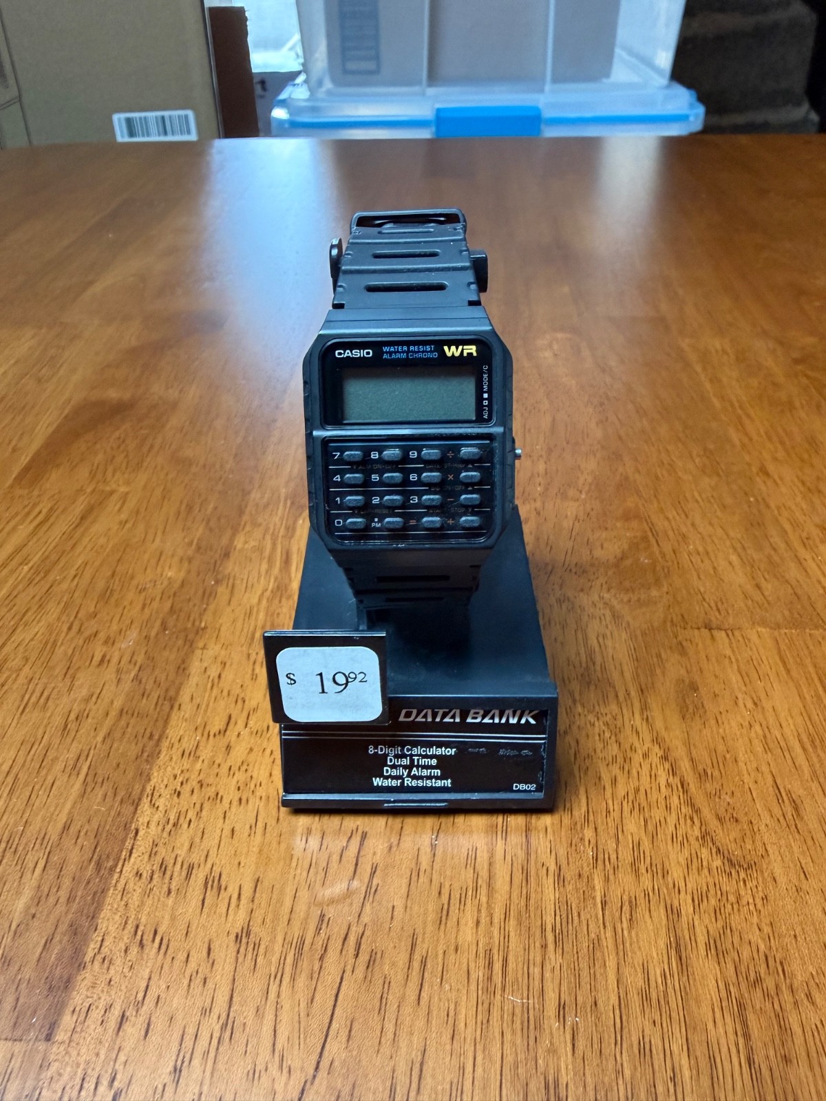 NOS CASIO CA-53W-1 Vtg Calculator Retro Digital Watch Alarm Chrono C38
