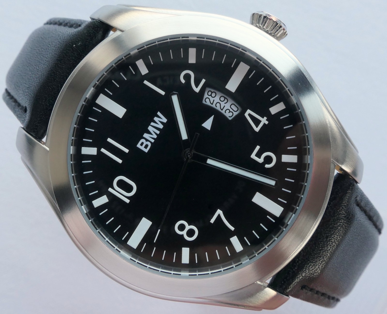 BMW Classic Pilot Racing Driver Sport Car Accessory Swiss Movement Luxury Watch