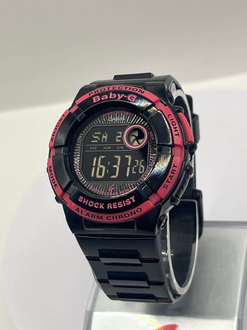 CASIO Baby-G BGD-120, reverse LCD display, battery replaced, excellent condition
