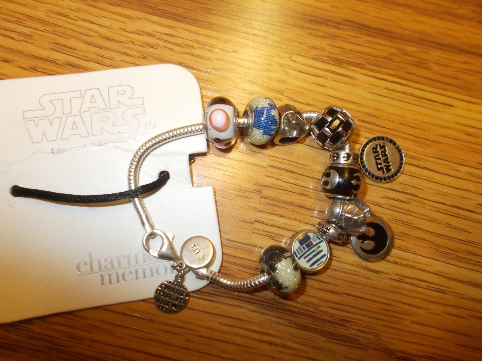 Kay Jewelers Star Wars Charmed Memories Bracelet Limited Edition Sterling Silver