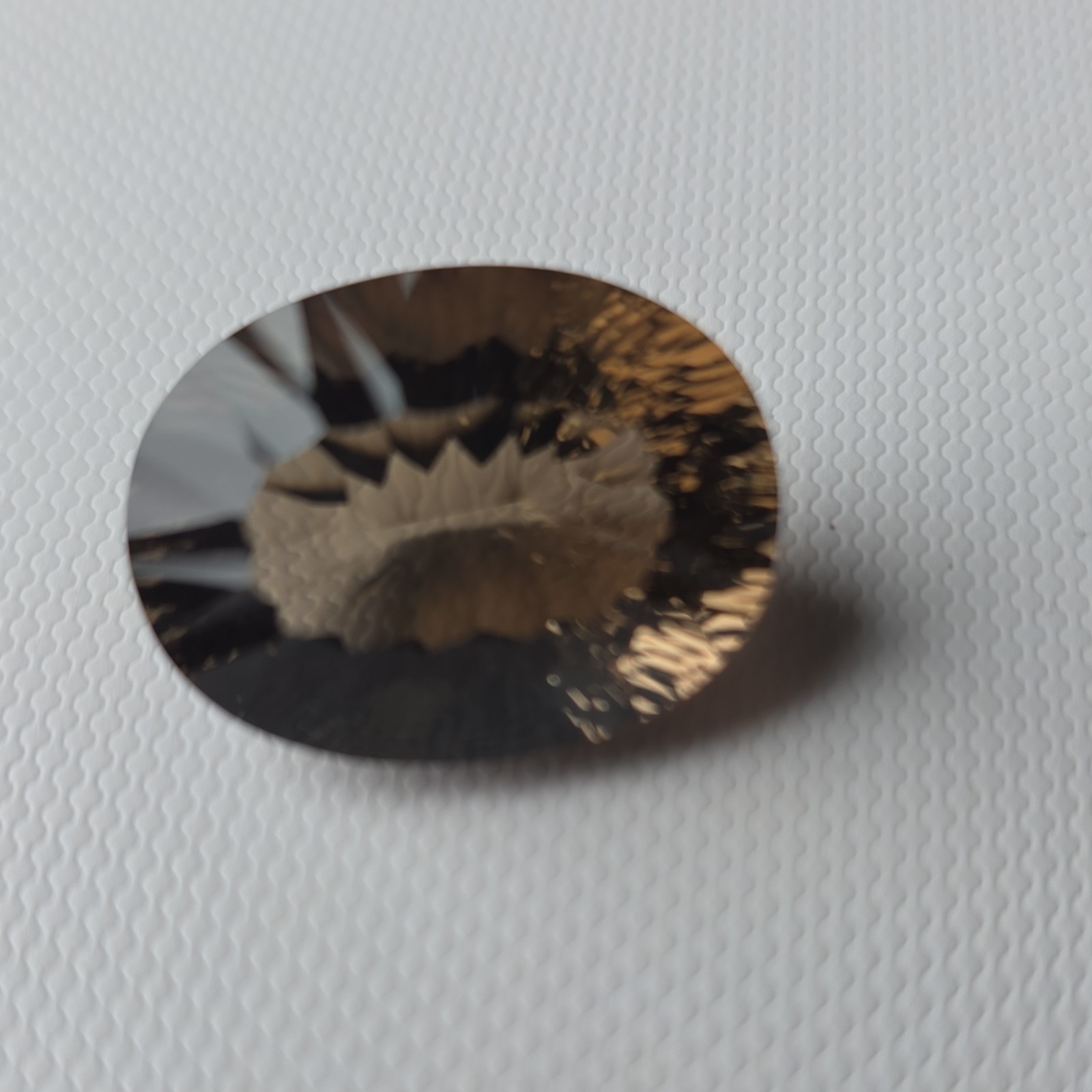 Smoky Quartz 26.44ct IF Clarity Very Good Cut 22.84×17.27×12.28mm