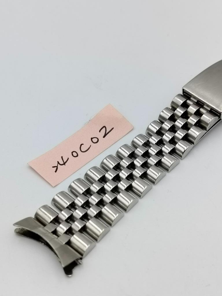 Authentic 1980s Rolex 1601 16014 Steel Bracelet 20mm Swiss 62510H 555 – 24OC02
