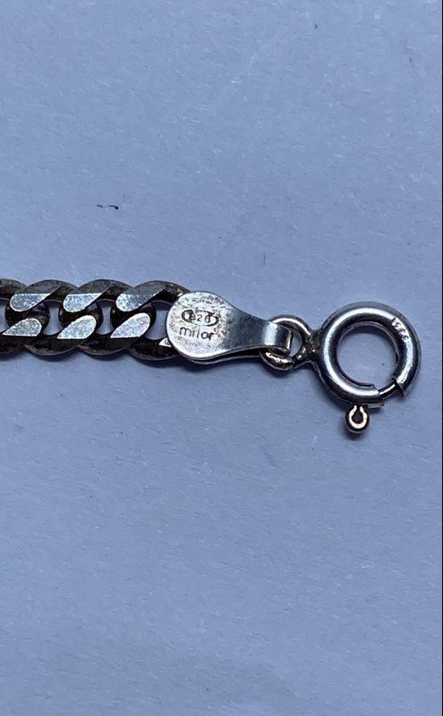 Sterling Silver 925 Bracelet Lot of 3 Milor Rope Curb Figaro 7″ 7.5″ 15.3g