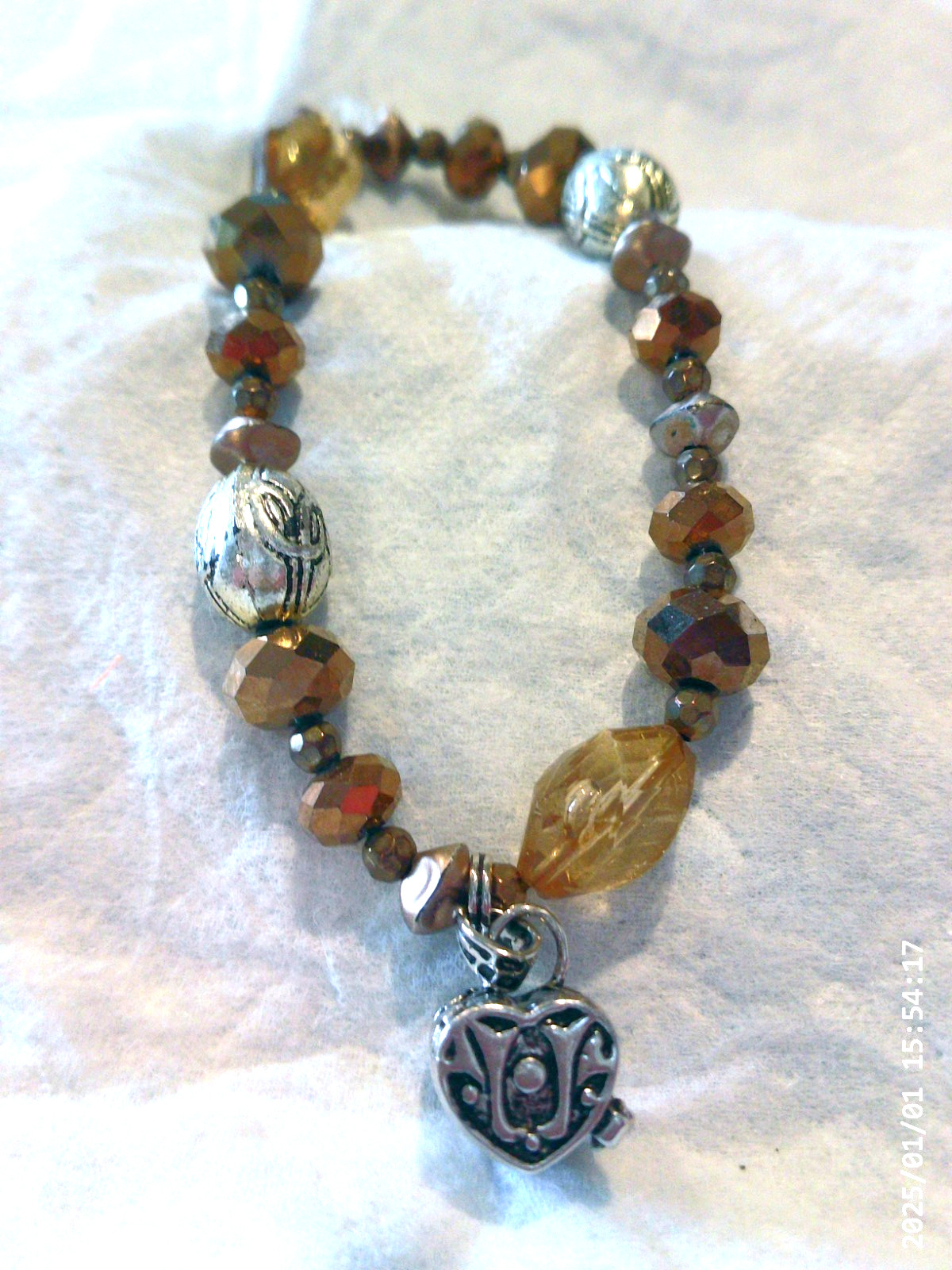 A Lot of 3 Beautiful Stretch Bracelets ( please read )