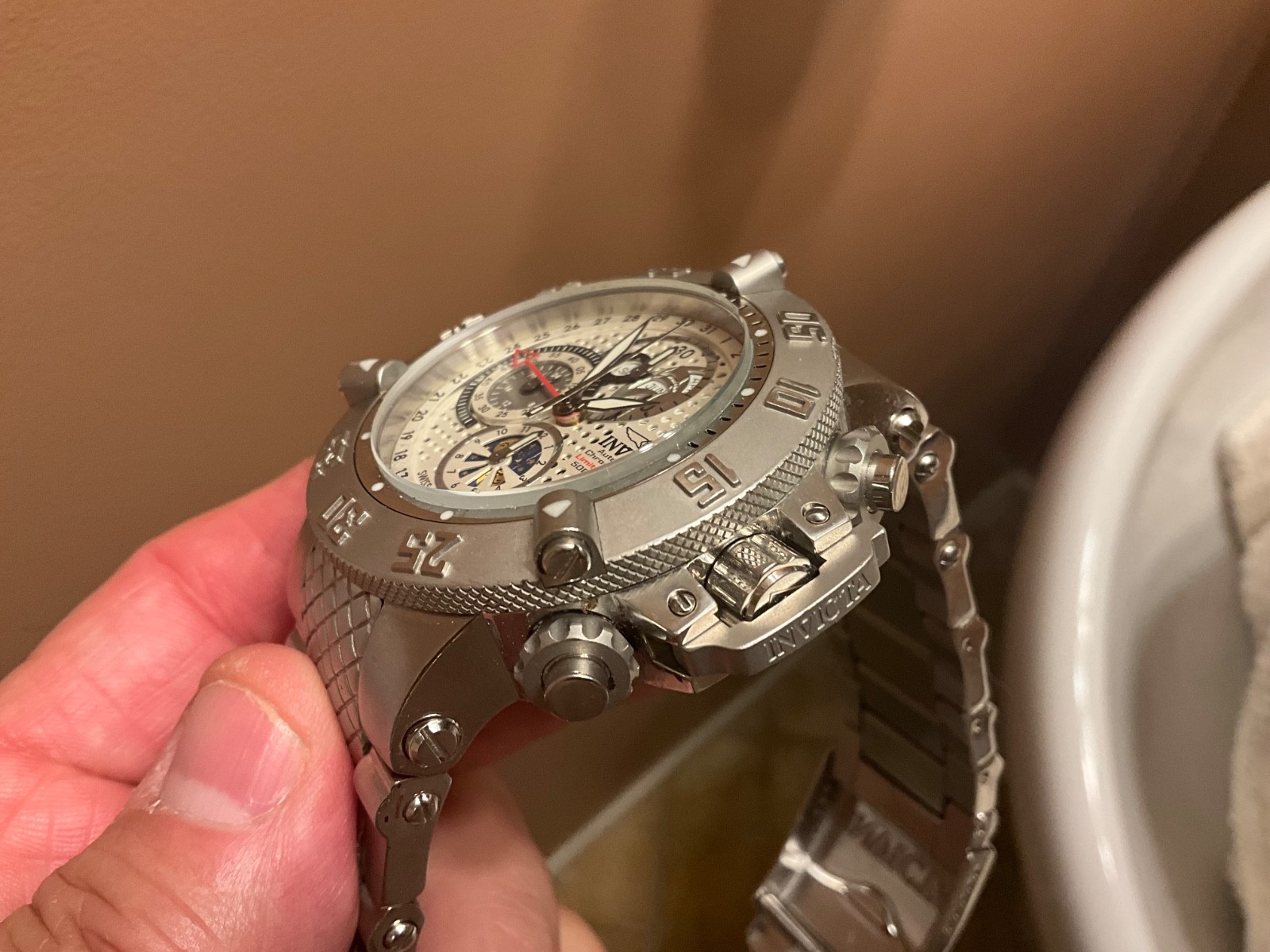 INVICTA SWISS MADE SUBAQUA NOMA III MODEL 5835 LE#165/500 VALJOUX 7751 AUTOMATIC