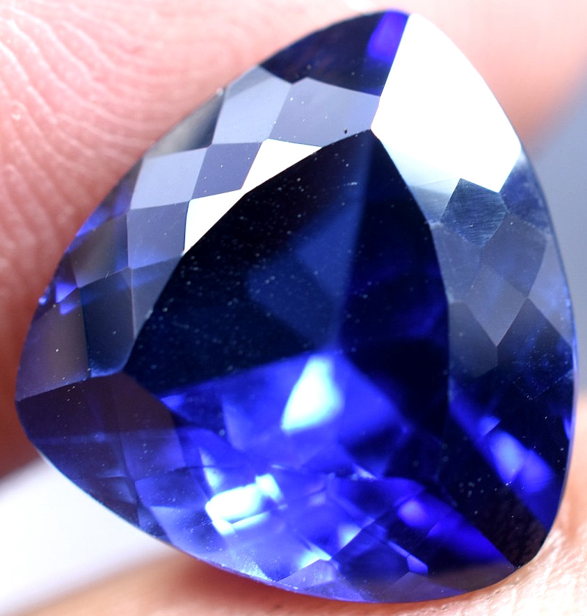 Extremely Rare & Flawless 9.00 CT Natural Benitoite GGL Certified Loose Gemstone