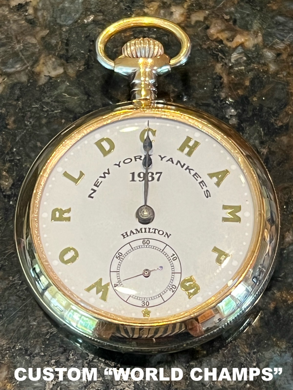 CUSTOM dial Micro logo emblem watch Metal Steel Adhesive 3D Silver Gold Black