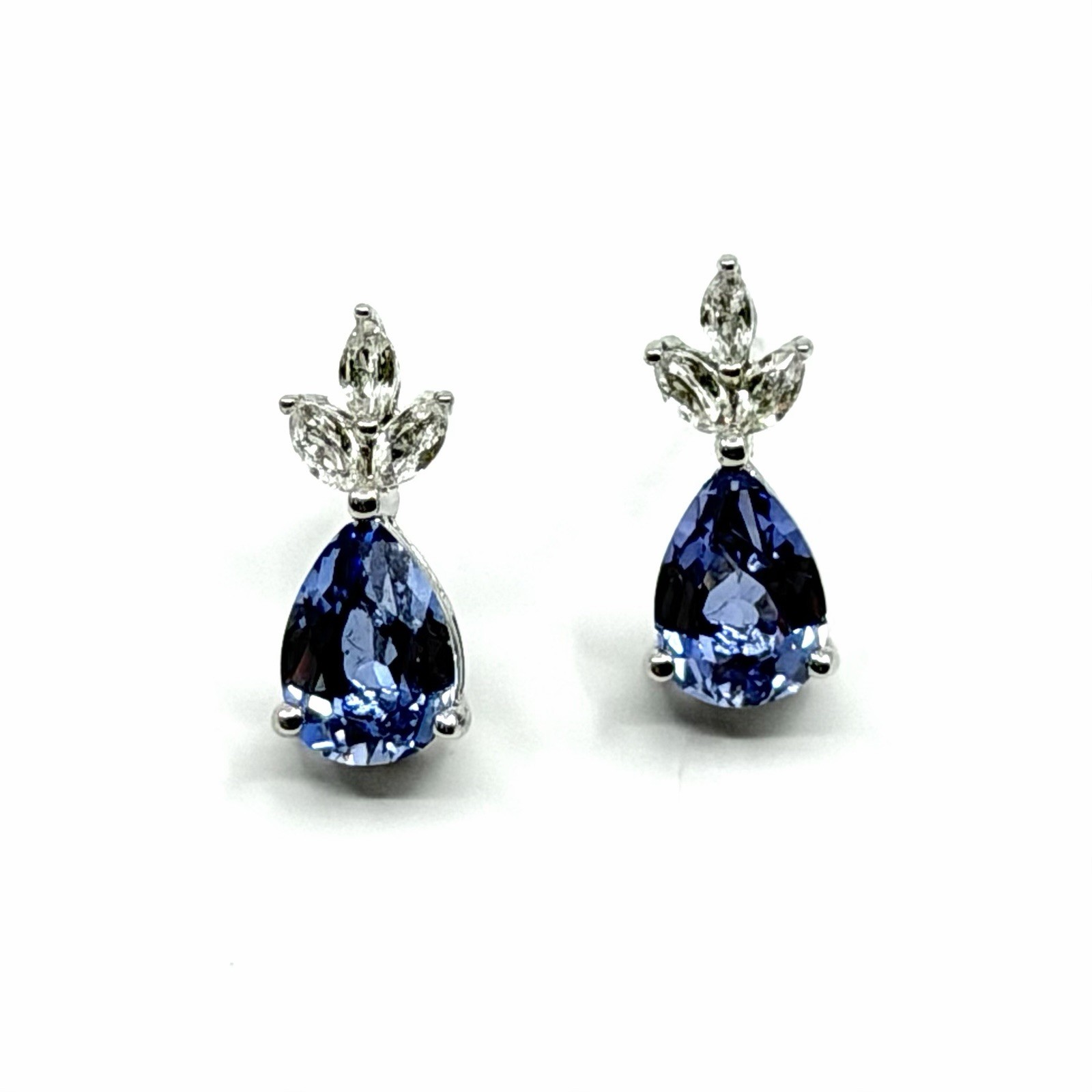 Kay Jewelers Sterling Silver Lab Created Serenity Blue Sapphire Stud Earrings