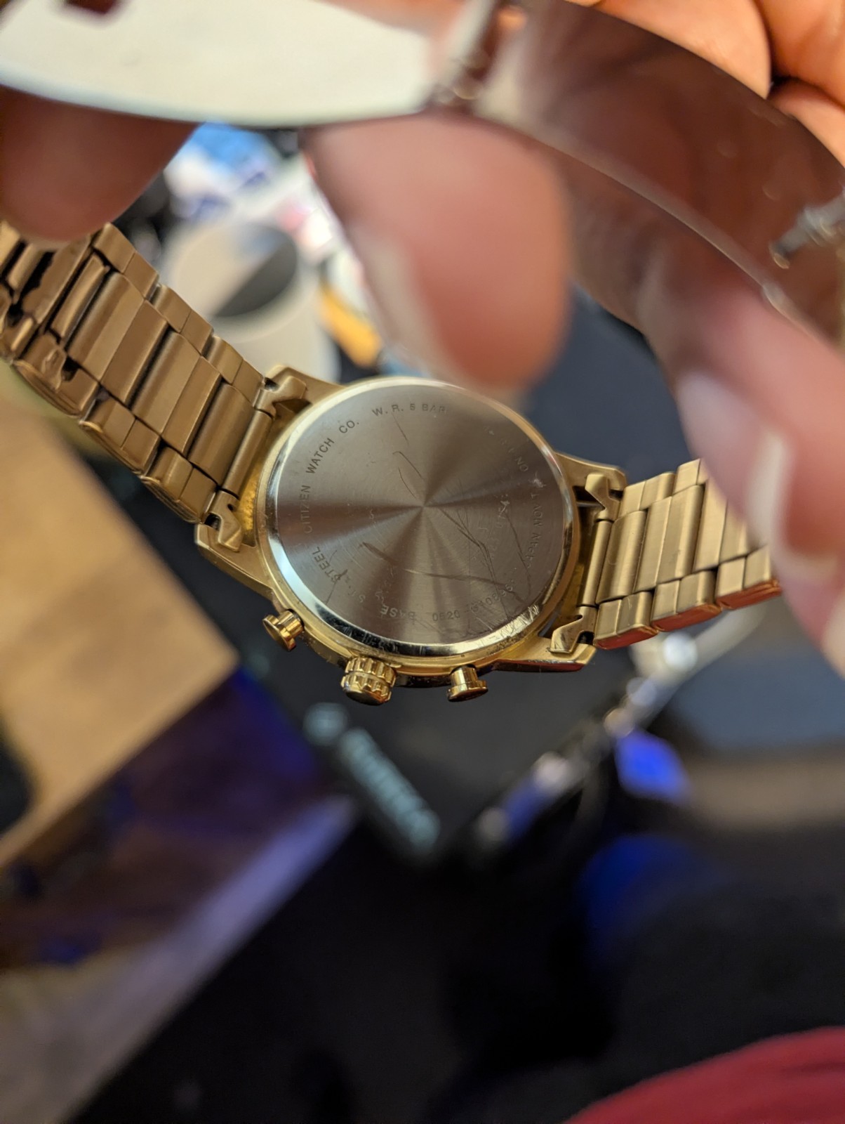 Citizen Men’s Chronograph Gold Tone Stainless Steel Watch AN8052-55P