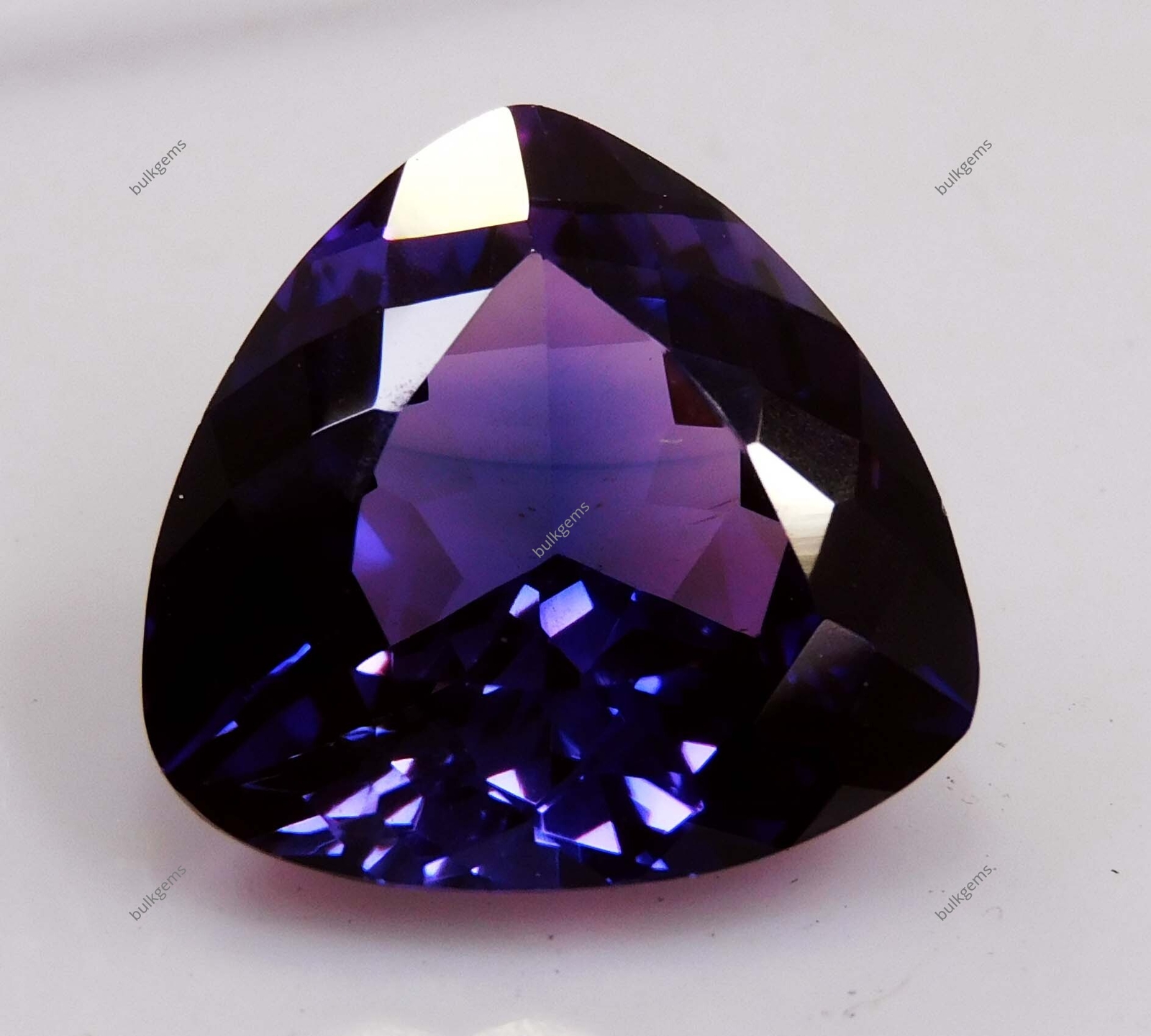 11.40 Ct Extremely Natural Tanzanite Purple Trillion CERTIFIED Loose Gemstone