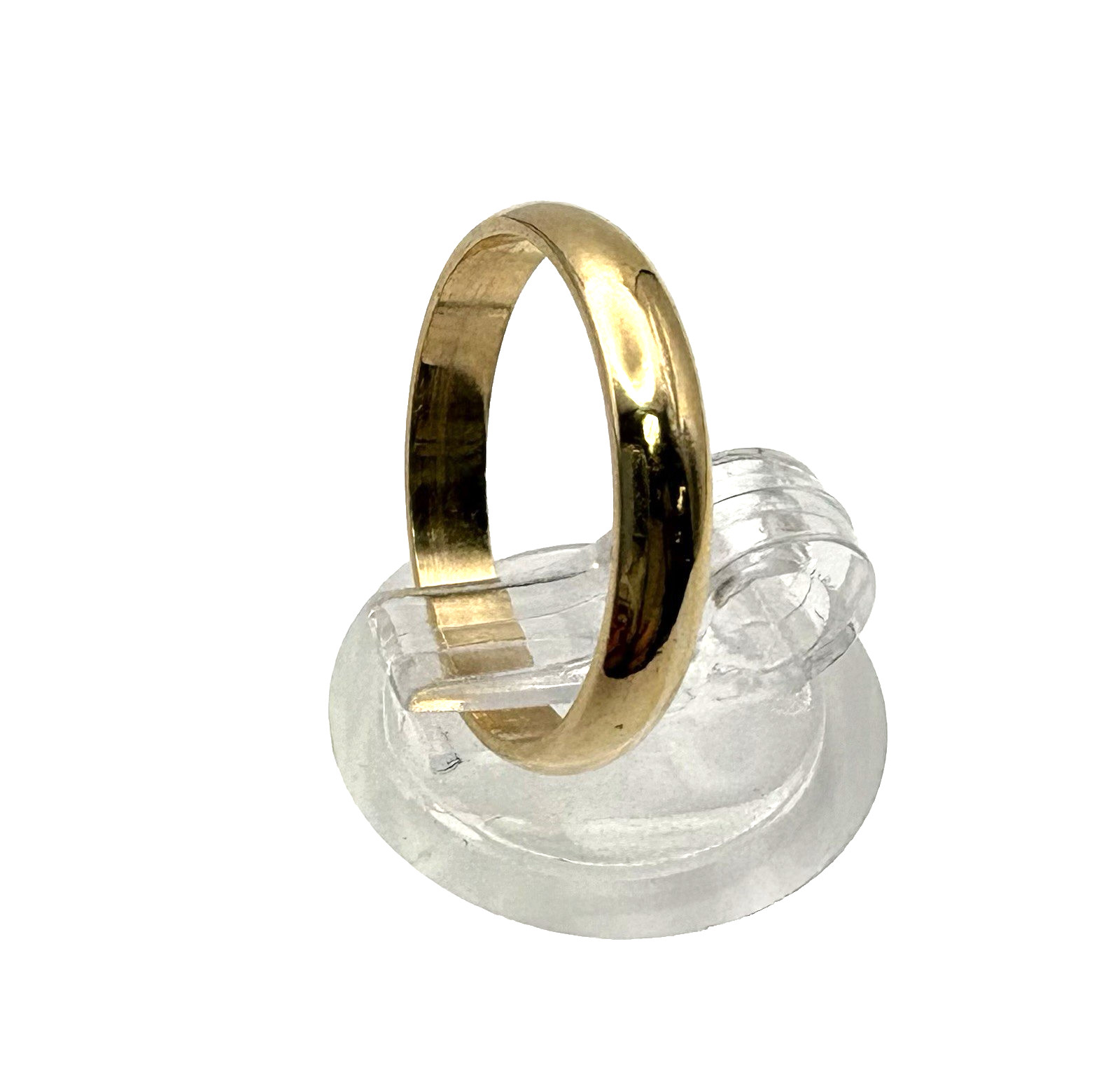 estate 14k yellow 3mm gold band 1.95g sz5.5 $1000 #739