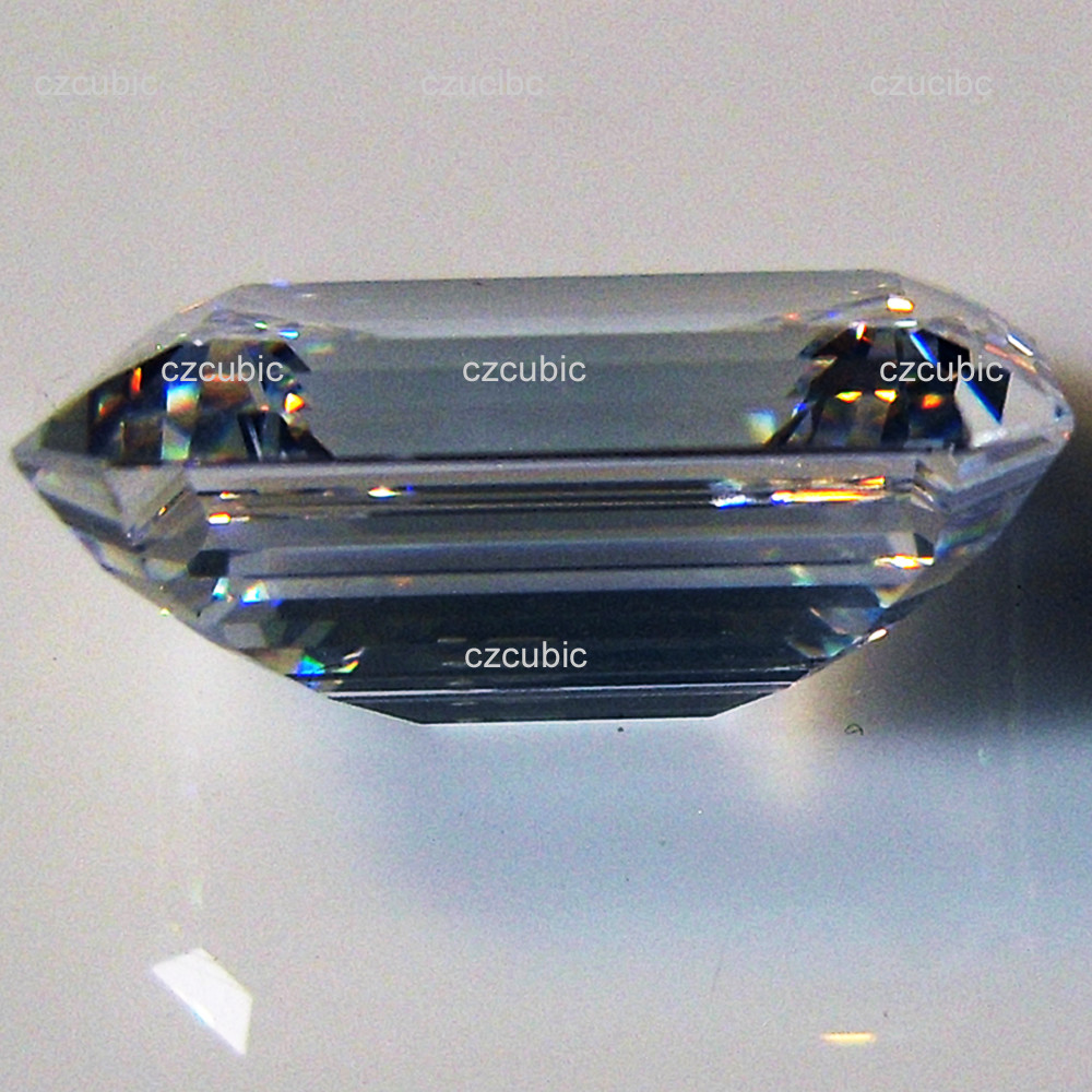 CZ/CUBIC ZIRCONIA EMERALD/RADIANT SHAPE SUPER EXCELLENT TOP QUALITY U.S SHIPPER