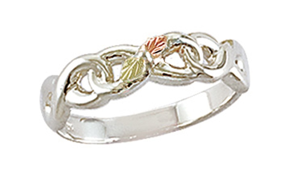 Landstrom’s Black Hills Gold on Silver Eternity Ring MRLLR2316