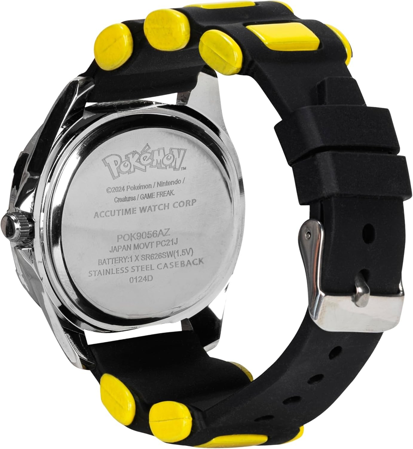 Accutime Pokemon Pikachu Analog Quartz Watch for Kids Boys Girls Adults