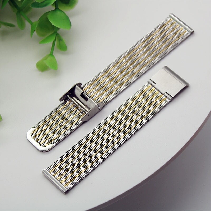 Milanese Watch Band 12 14 16 18 20 22mm Stainless Steel Mesh Watch Strap NEW