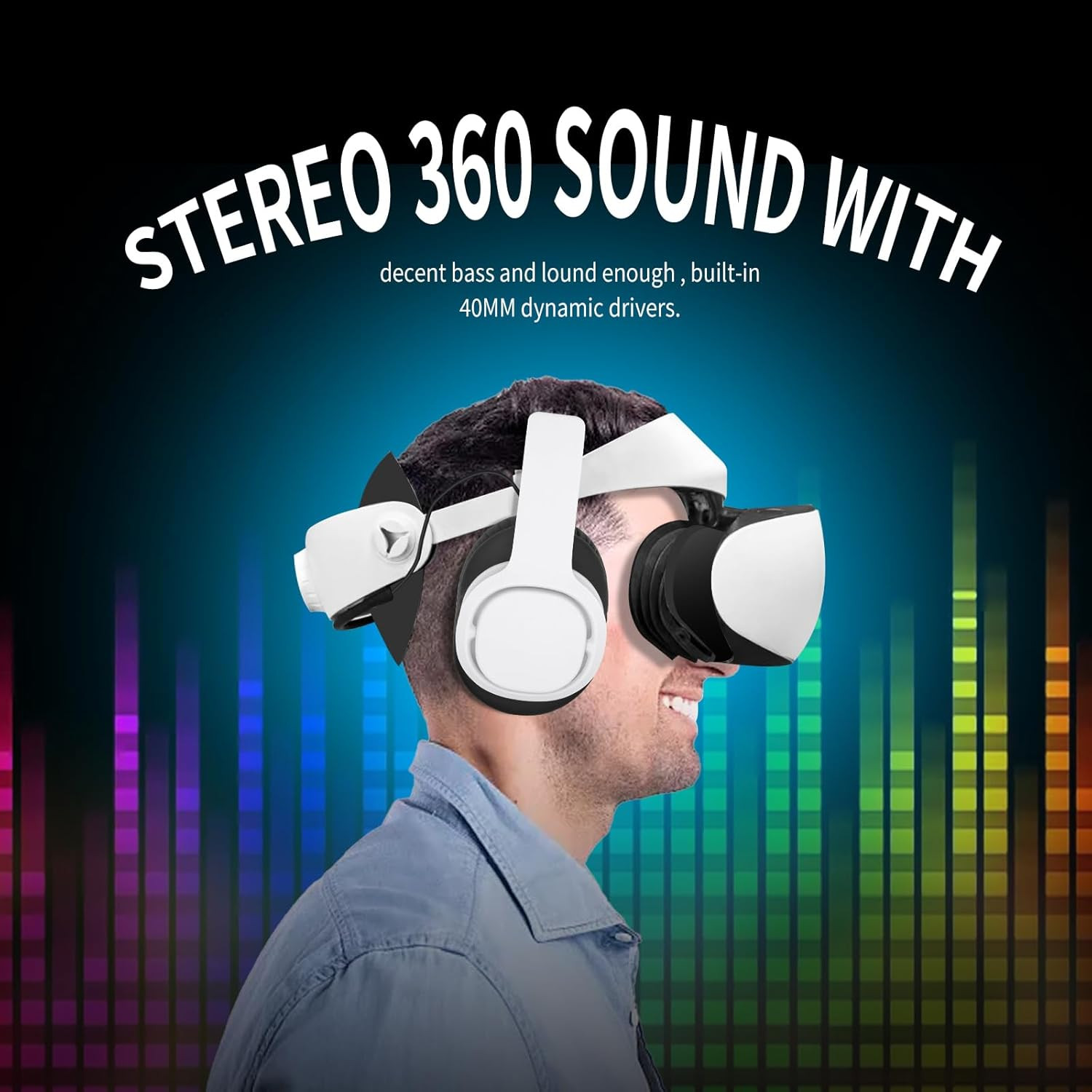 Globular Cluster PH2 Stereo VR Headphones for PS VR 2 – Clip on Design Easy to I