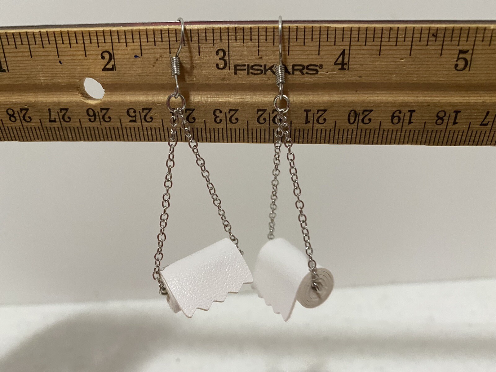 2020 “Toilet Paper Roll” Dangle Earrings With Hooks, New