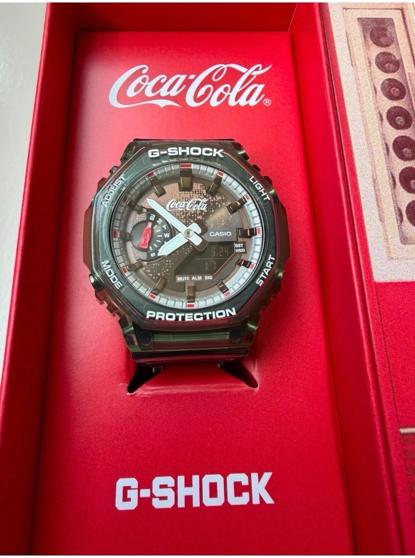 *BRAND NEW* Casio G-Shock Coca-Cola® Collaboration Model Men’s Watch GA2100CC-3A