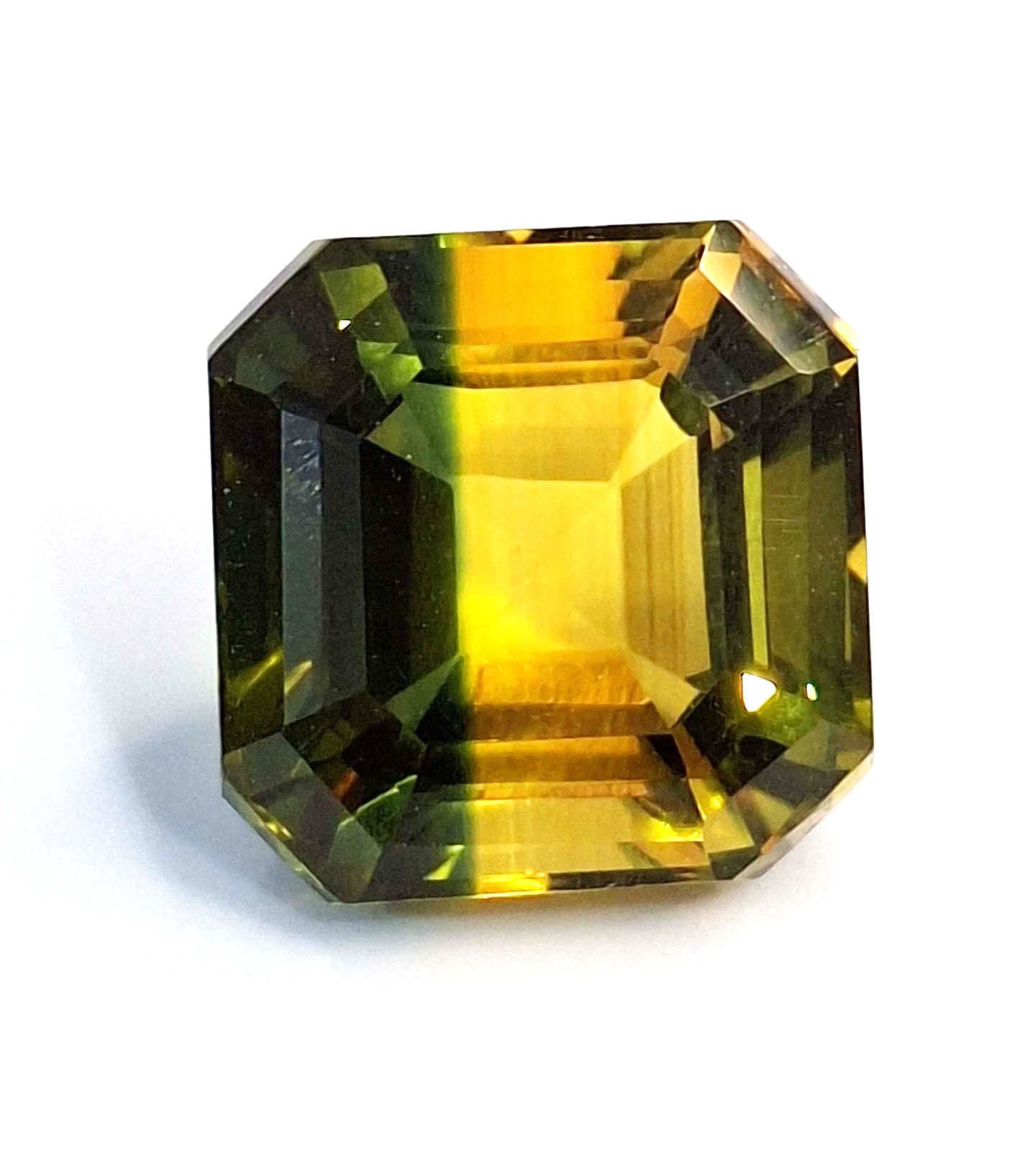 Ametrine Bi-Colour Asscher Cut 10-12 Ct Natural Loose Certified Gemstone SP501
