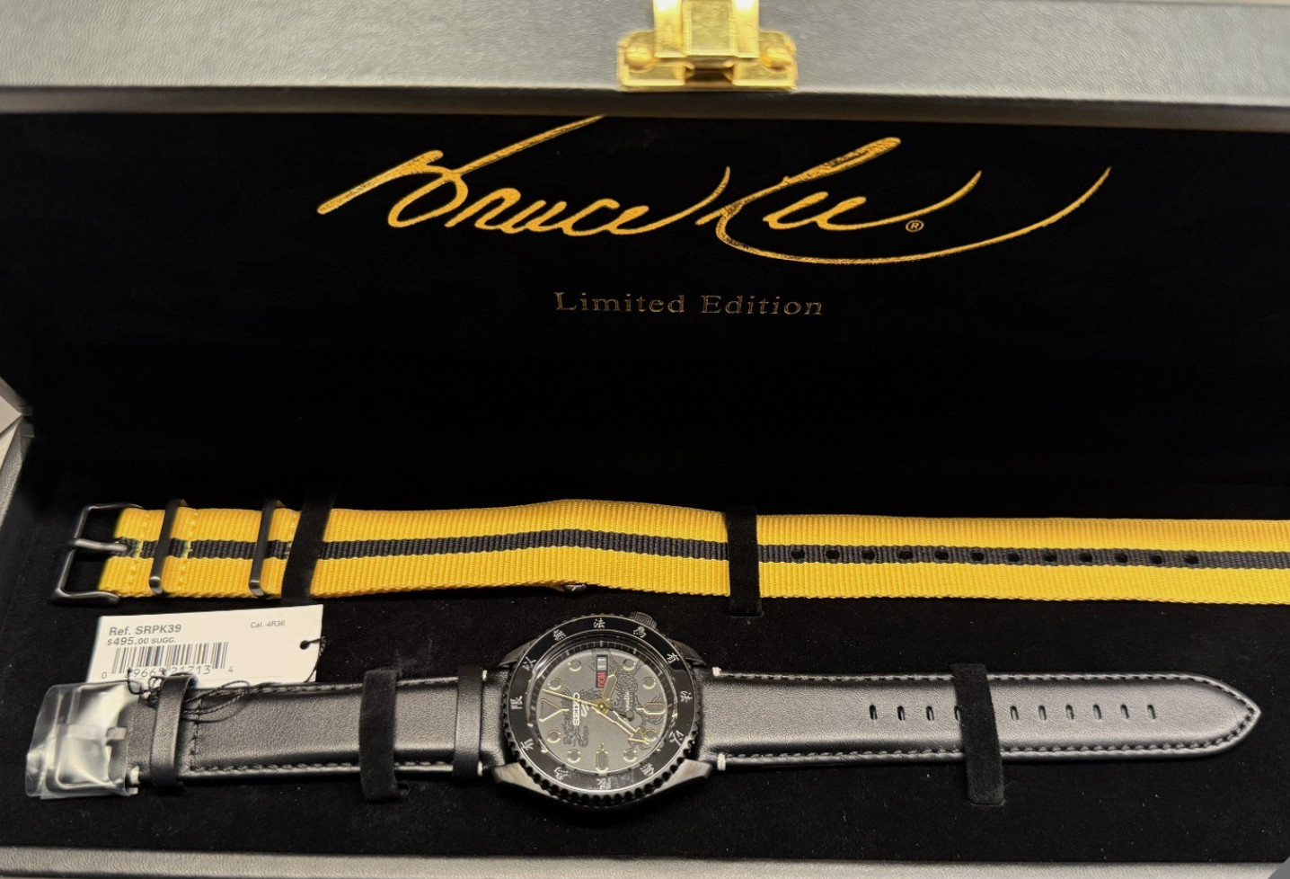 RARE Seiko 5 Sports SRPK39 Bruce Lee Limited Edition better thn alpinist prospex