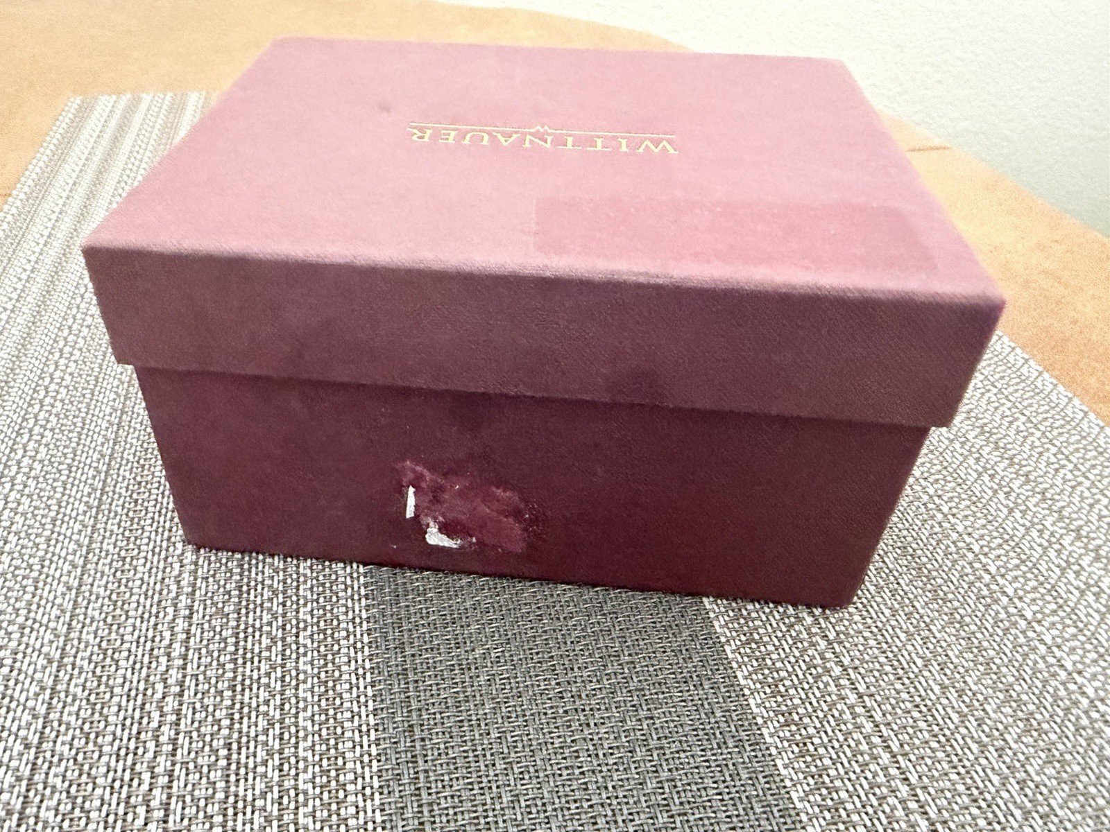 WITTNAUER 12C00 In Box Never Worn Watch Mens Wristwatch