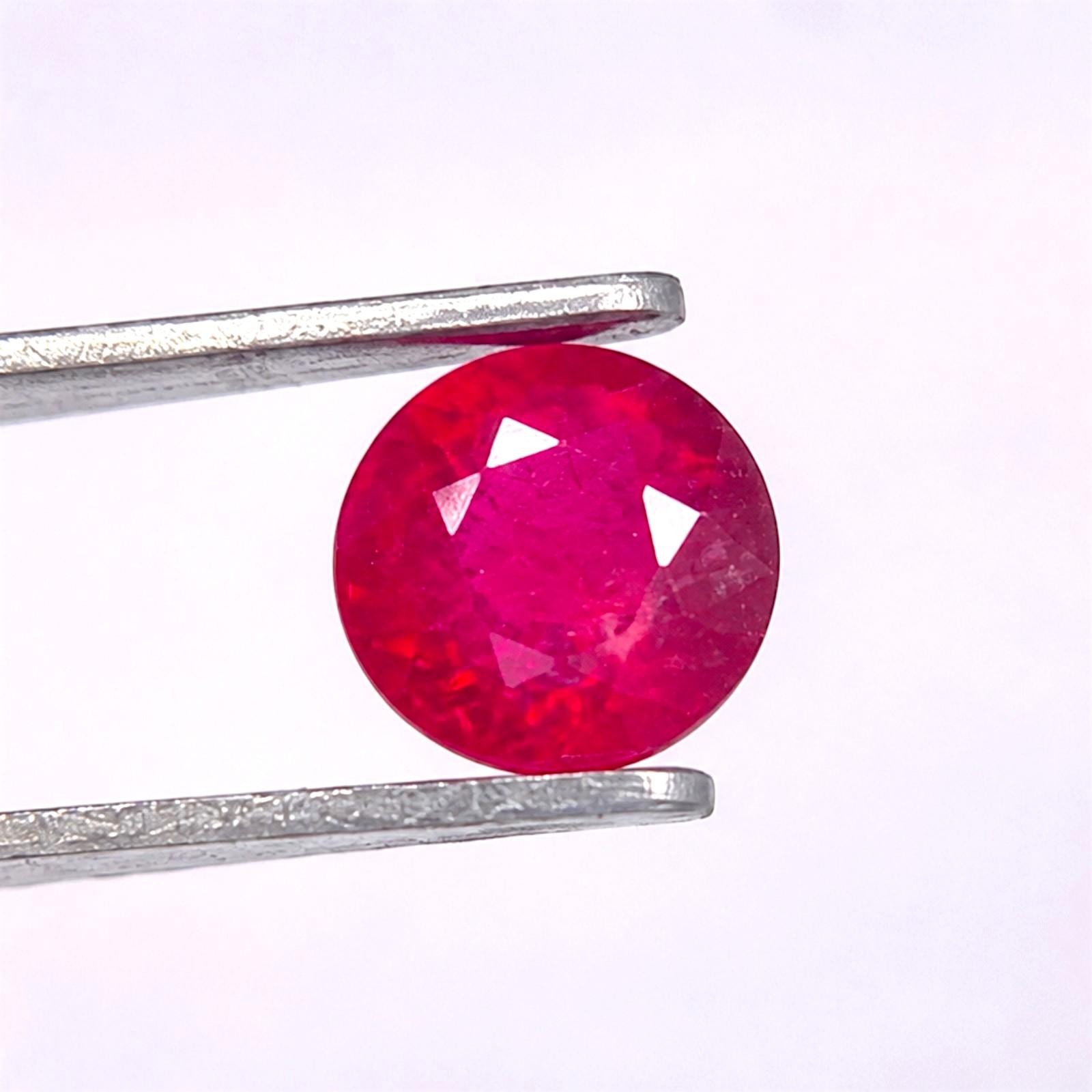 1.74 ct RUBY – SRI LANKA – Natural Rare Faceted Gemstone – FREAKINGCAT