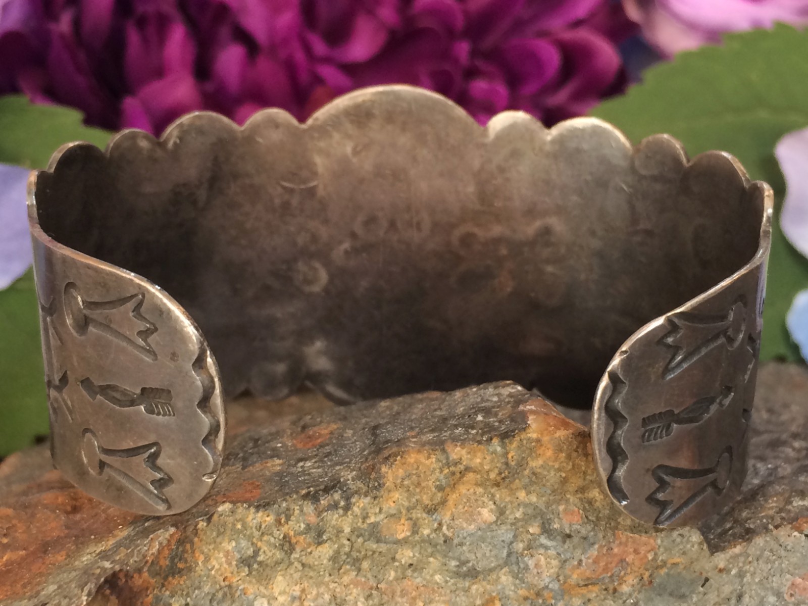 FRED HARVEY ERA NATIVE AMERICAN NAVAJO STERLING THUNDERBIRD ARROW BRACELET WOW