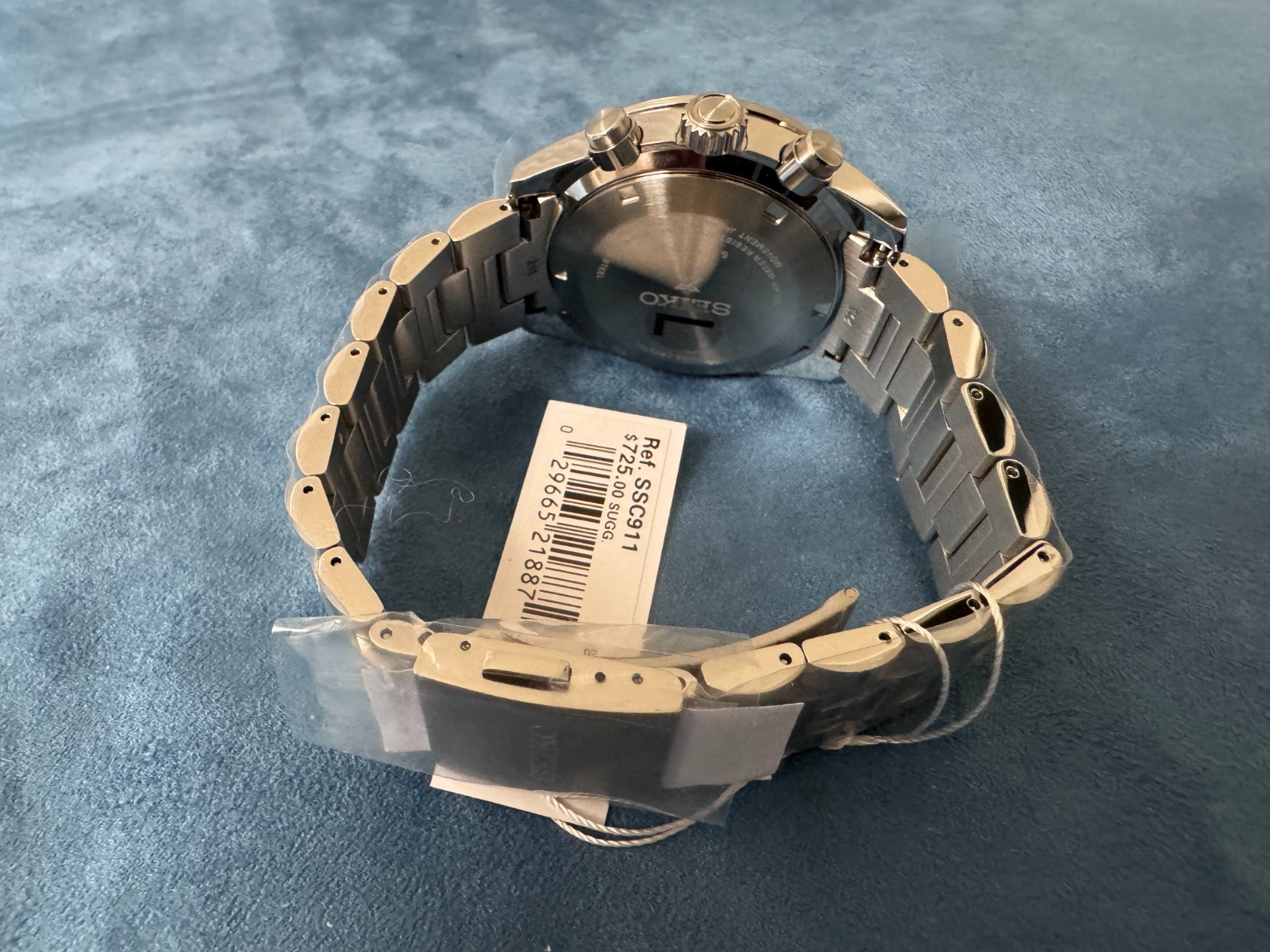 Seiko Prospex Collection Speedtimer Solar Chronograph Watch for Men SSC911