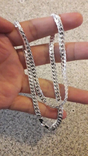 925 Sterling Silver 6mm Snake Chain Necklace Men Women Fashion Jewelry 18-24″
