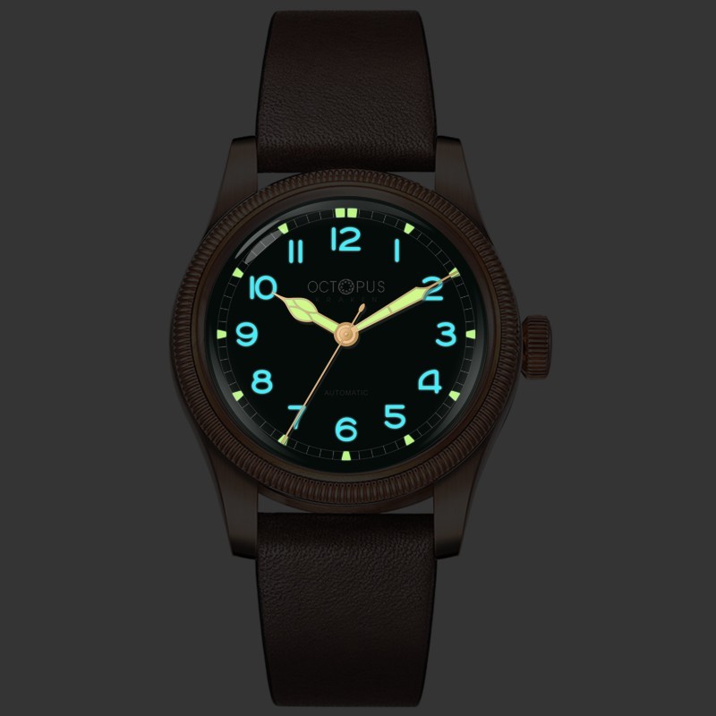 OCTOPUS KRAKEN Bronze CUSN8 PT5000 SW200 Automatic 100M Dress Watch BGW9 C3 40mm