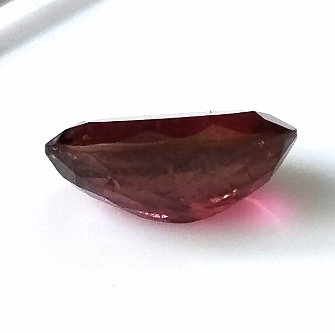 Natural Tourmaline Pink Oval 13X9 mm 4.40 Carat Faceted Untreated Loose Gemstone