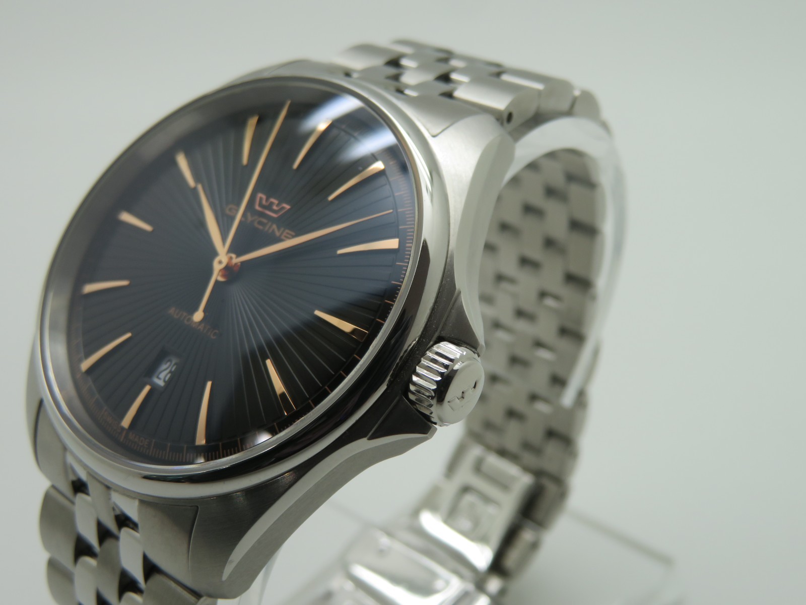 2024 Glycine GL0454 Men’s 43mm Stainless Steel Swiss Automatic Wristwatch